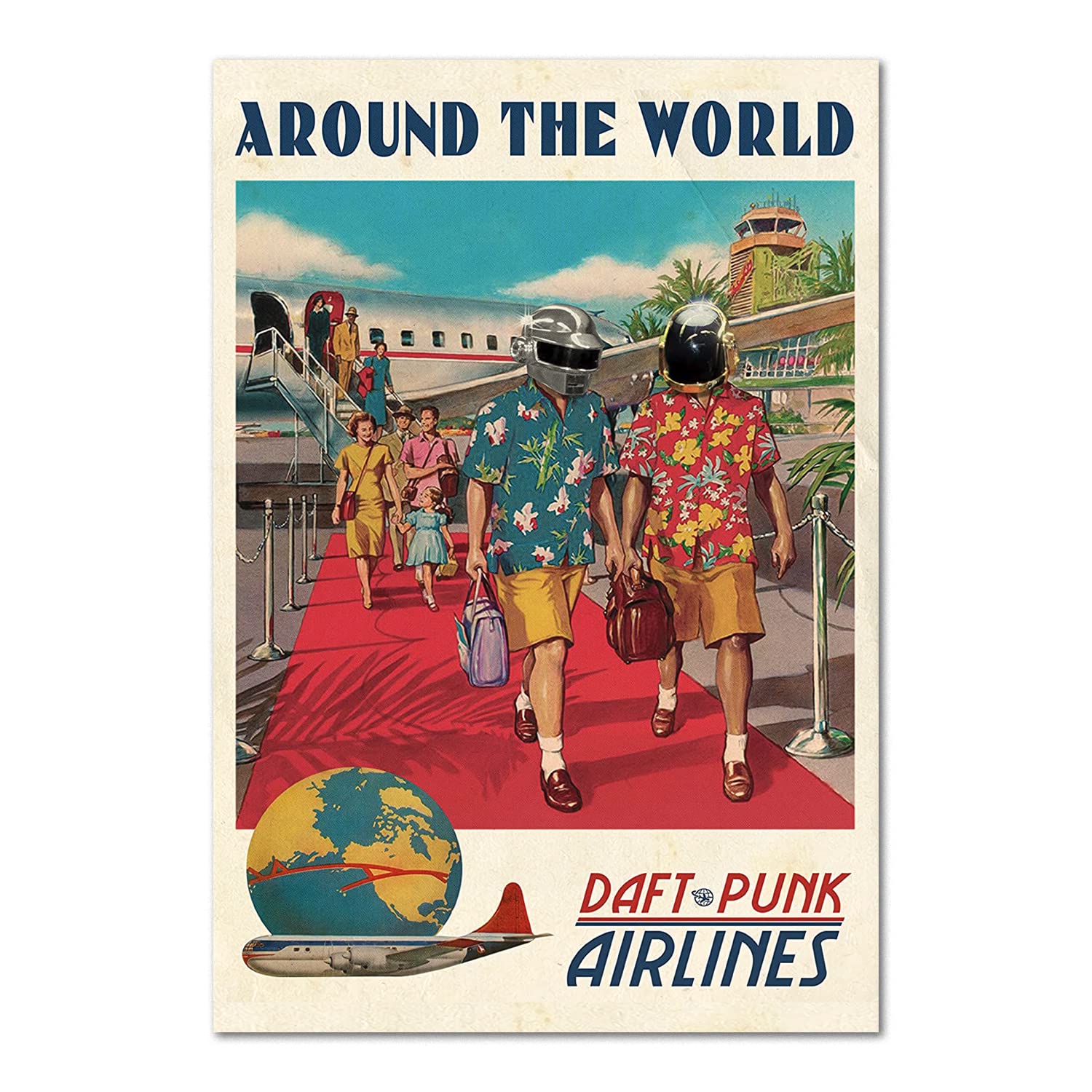 DAFT PUNK / ポスター Daft Punk Pop Art Poster 